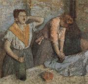 Edgar Degas Women Ironing oil